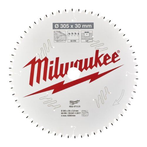  Kreissägeblätter für Kapp- und Gehrungssägen Milwaukee Kreissägeblätter für Kapp- und Gehrungssägen 305/30 Z60 Wechselzahn negativ 12442372