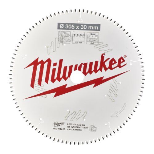  Kreissägeblätter für Kapp- und Gehrungssägen Milwaukee Kreissägeblätter für Kapp- und Gehrungssägen 305/30 Z100 Wechselzahn negativ 12442379