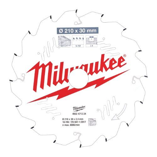  Kreissägeblätter Holz Milwaukee Kreissägeblatt 210/30 mm 48 Z Holz 12442357