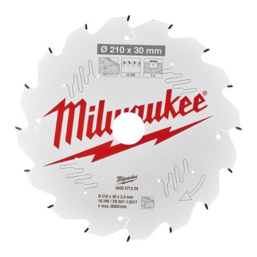  Kreissägeblätter Holz Milwaukee Kreissägeblatt 210/30 mm 48 Z Holz 12442357