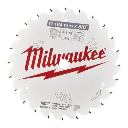  Kreissägeblätter Holz Milwaukee Kreissägeblätter für Handkreissägen 184/5/8 Z24 Wechselzahn 12442349