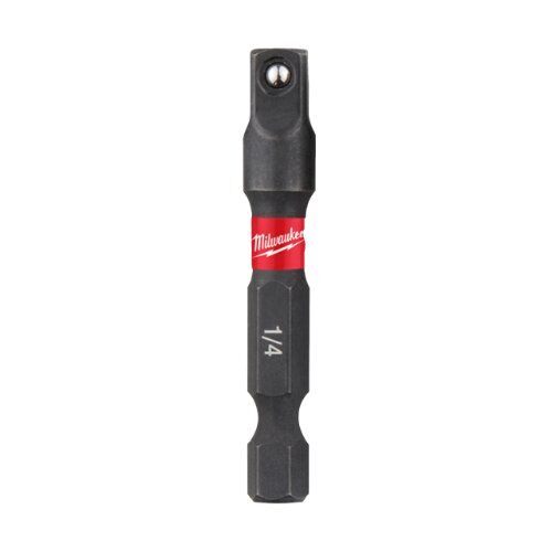  Adapter Milwaukee SHOCKWAVE Steckschlüsseleinsatz 50 mm 1/4", Sechskant auf 1/4" Vierkant 12442200