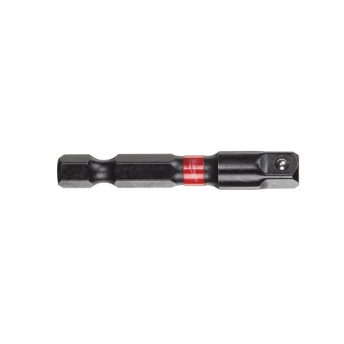  Adapter Milwaukee SHOCKWAVE Steckschlüsseleinsatz 50 mm 1/4", Sechskant auf 1/4" Vierkant 12442200