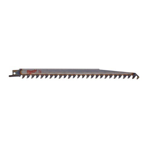  Säbelsägeblätter Wood and Plastic Milwaukee Säbelsägeblatt Holz 240 x 8,5 mm, unlackiert 12442411
