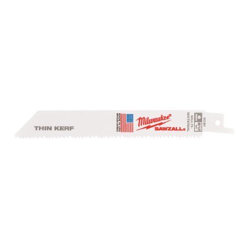  Säbelsägeblätter Wood and Plastic Milwaukee Säbelsägeblatt Universal 150 x 3,2/2,1 mm, 5er Pack 12442399