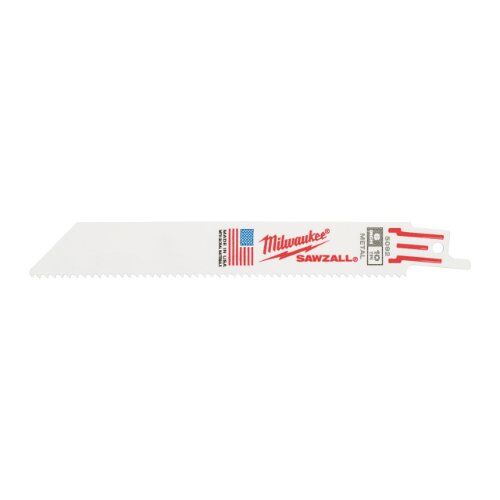  Säbelsägeblätter Wood and Plastic Milwaukee Säbelsägeblatt Universal 150 x 2,5 mm, 5er Pack 12442393