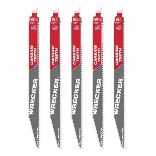  Multi Material Milwaukee Säbelsägeblatt 300x6 mm WRECKER HM (5 Stk.) 12442510
