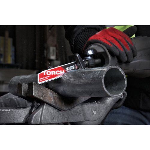  Säbelsägeblätter Metall Milwaukee Säbelsägeblatt 150 x 7 mm TORCH NITRUS (5 Stk.) 12442438