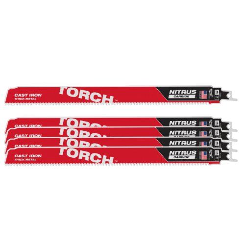  Säbelsägeblätter Metall Milwaukee Säbelsägeblatt 300x7 mm TORCH NITRUS (5 Stk.) 12442442