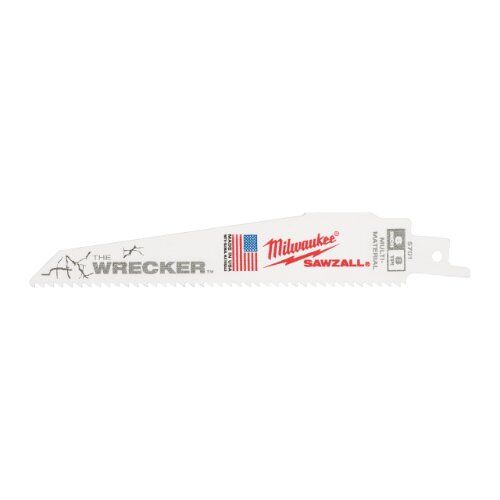  Multi Material Milwaukee Säbelsägeblatt Multimaterial 150 x 3,2 mm Wrecker, 5er Pack 12442500