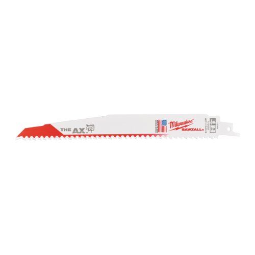  Abbruch: Holz mit Nägeln Milwaukee Säbelsägeblatt Demontage a25THE AX 230x5 mm, 25er Pack 12442422