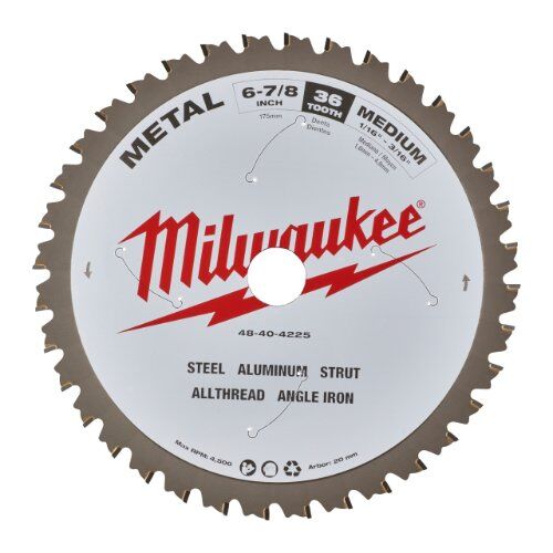 Kreissägeblätter Metall Milwaukee Metall-Kreissägeblatt 174/20 mm 60Z 12442391