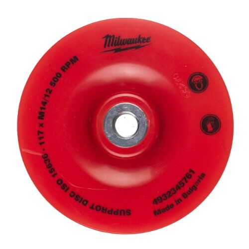  Materialabtrag Systemzubehör Milwaukee Kunststoffschleifteller 125 mm / Bohrung 14,2 mm 12442786