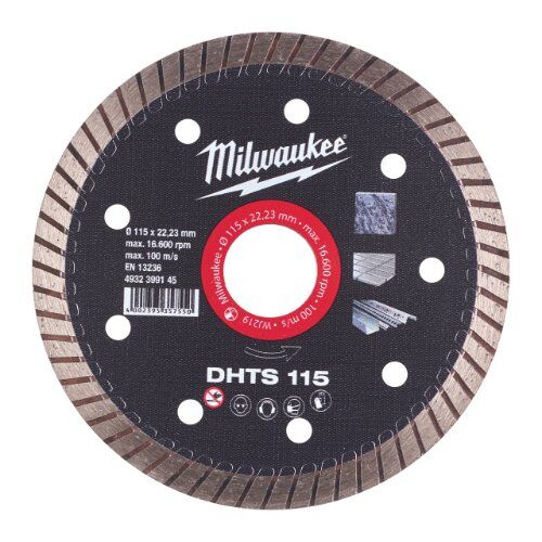  Professional Blades Milwaukee Diamanttrennscheibe DHTS 115 mm hart, dünn, geschlossen 12442559