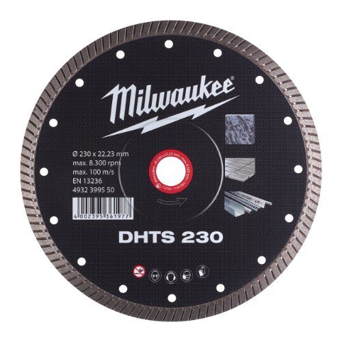  Professional Blades Milwaukee Diamanttrennscheibe DHTS 230 mm hart, dünn, geschlossen 12442561