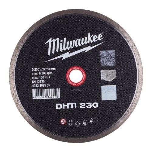  Professional Blades Milwaukee Diamanttrennscheibe DHTi 230 mm Keramik und Naturstein, geschlossen 12442565