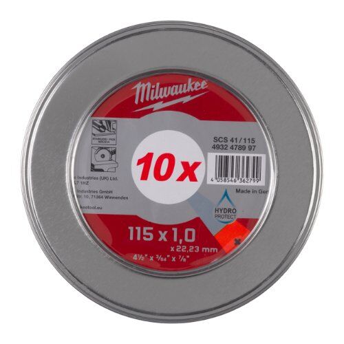  Metallschneiden Milwaukee Metalltrennscheibe 115x1 mm PRO+ 10er M.Box 12442630