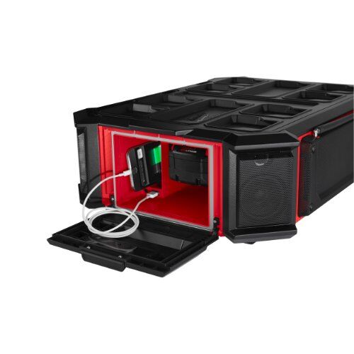  PACKOUT™ Elektrowerkzeuge Milwaukee Akku-/Netz-Radio mit Ladefunktion PACKOUT M18 PRCDAB+-0 12442830
