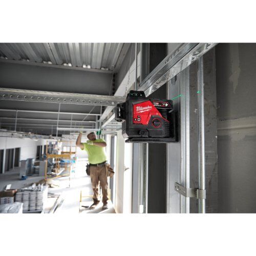  Akkugeräte Laser Milwaukee Kreuzlinienlaser 3 x 360° M123PL-401C, 1 Akku, Transportkoffer 12442843