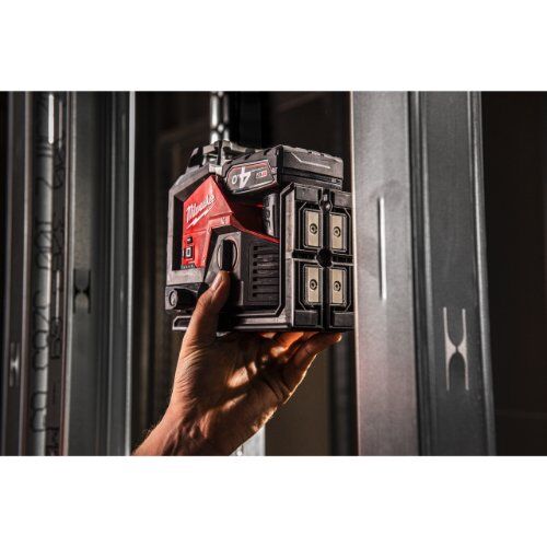  Akkugeräte Laser Milwaukee Kreuzlinienlaser 3 x 360° M123PL-0C, Transportkoffer 12442844