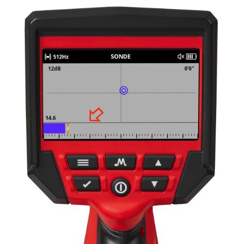  Diagnostics and Inspection Ortungsgeräte Milwaukee Akku-Ortungsgerät M12PL-201C, 1 Akku, Transportkoffer 12442833