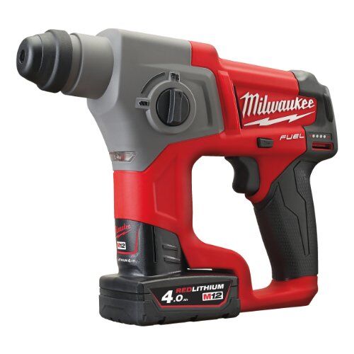  Bohren und Meißeln SDS-Plus Milwaukee Akku-Bohrhammer M12 CH-202X, 2 Akkus 4 Ah, HD Box 12442916