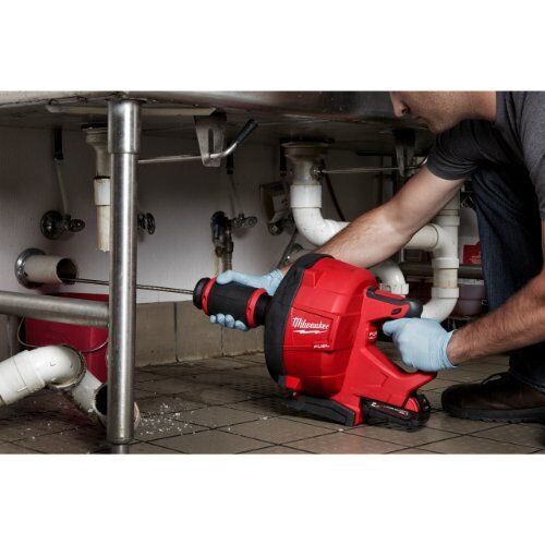  Handgehaltene Trommelmaschinen Milwaukee Akku-Rohrreiniger mit 10-mm-Spirale M18 FDCPF10-201C 12442858
