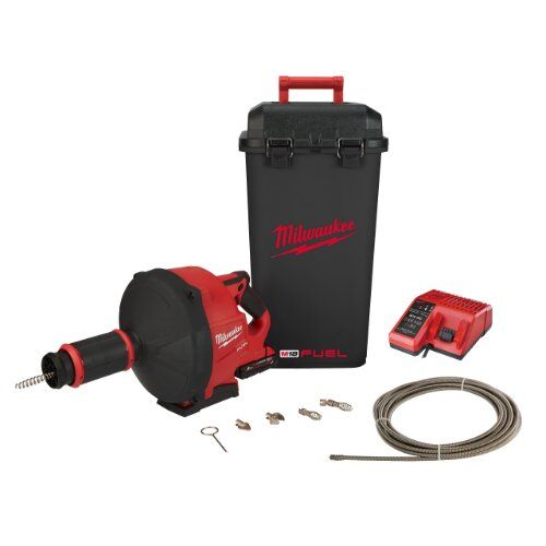  Handgehaltene Trommelmaschinen Milwaukee Akku-Rohrreiniger mit 10-mm-Spirale M18 FDCPF10-201C 12442858