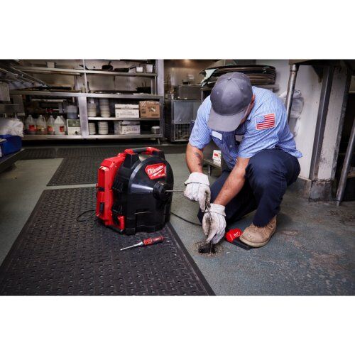  Stationäre Trommelmaschinen Milwaukee Akku-Rohrreiniger mit 13-mm-Spirale M18 FFSDC13-0, ohne Akku 12442856