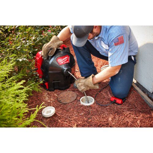  Stationäre Trommelmaschinen Milwaukee Akku-Rohrreiniger mit 16-mm-Spirale M18 FFSDC16-502 12442854