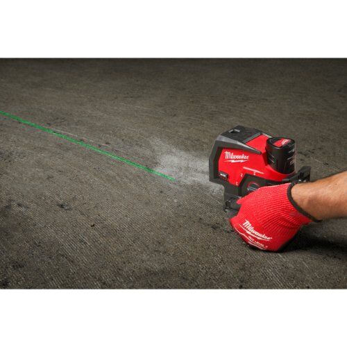  Akkugeräte Laser Milwaukee Kreuzlinienlaser mit Lot M12CLLP-0C, Transportkoffer 12442846