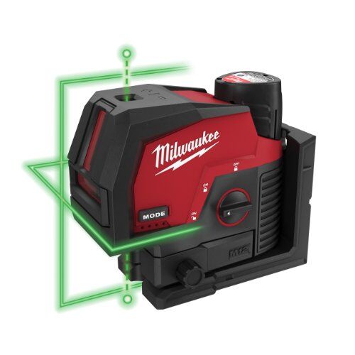  Akkugeräte Laser Milwaukee Kreuzlinienlaser mit Lot M12CLLP-0C, Transportkoffer 12442846