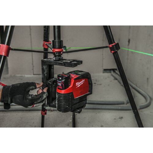  Akkugeräte Laser Milwaukee Kreuzlinienlaser mit Lot M12CLLP-0C, Transportkoffer 12442846