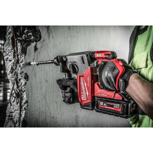  Bohren und Meißeln SDS-Plus Milwaukee Akku-Kombihammer M18ONEFHX-0 12442929