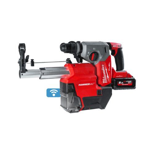  Bohren und Meißeln SDS-Plus Milwaukee Akku-Kombihammer M18ONEFHXDEL-552C, 2 x Akku, Ladegerät, Transportkoffer 12442930