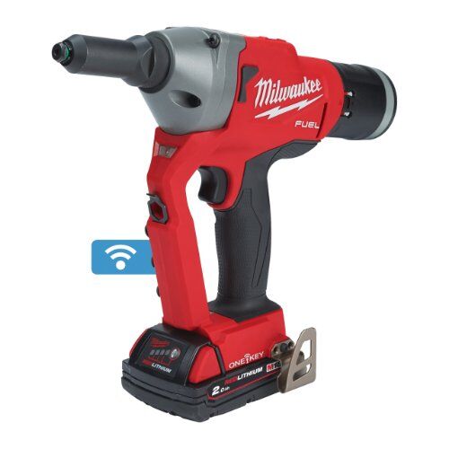  Blindnietgeräte Milwaukee Akku-Blindnietgerät M18ONEFPRT-202X ONE KEY, 2 Akkus, HD Box 12442955