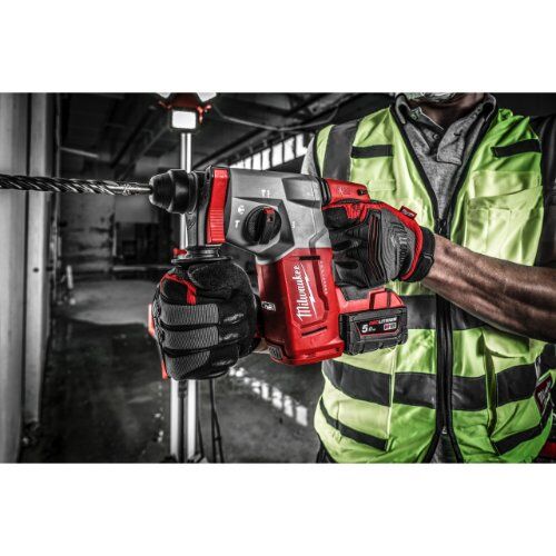  Bohren und Meißeln SDS-Plus Milwaukee Akku-Kombihammer M18BLH-0 12442941