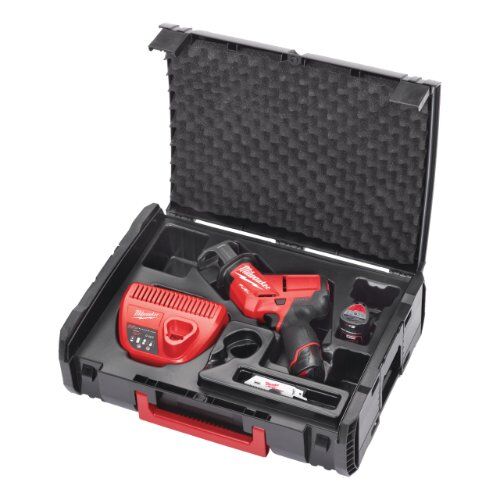  Sägen und Trennen Säbelsägen Milwaukee Akku-Säbelsäge M12 CHZ-202X, 2 Akkus, HD Box 12443058