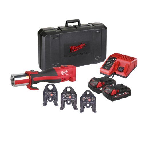  Force Logic Presswerkzeuge Milwaukee Bürstenloses Akku-Presswerkzeug M18 BLHPT-202C TH-SET, 2 Akkus, Transportkoffer 12443099