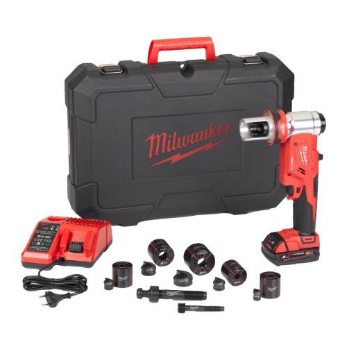  Lochstanzen Milwaukee Hydraulische Akku-Lochstanze M18 HKP-201CA, 1 Akku, Transportkoffer 12443125