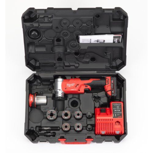  Lochstanzen Milwaukee Hydraulische Akku-Lochstanze M18 HKP-201CA, 1 Akku, Transportkoffer 12443125