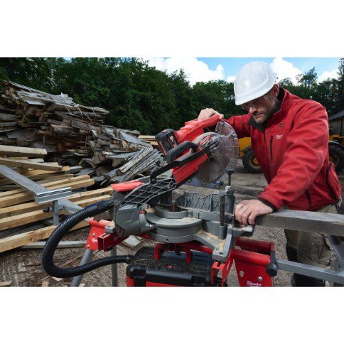  Sägen und Trennen Kapp- und Gehrungssägen + Arbeitstische Milwaukee Akku-Kapp- und Gehrungssäge M18 FMS254-0, im Karton 12443035