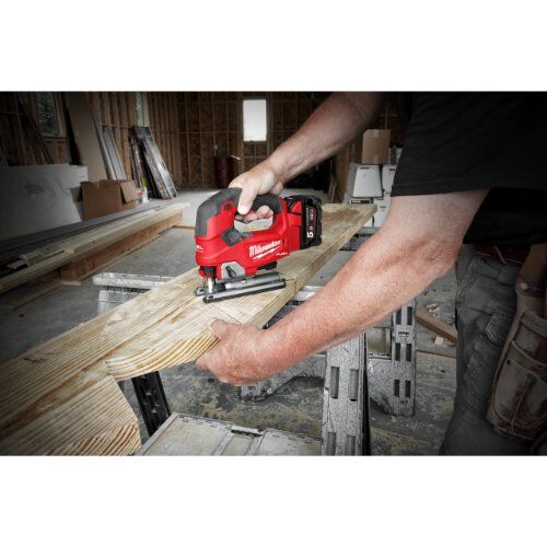  Sägen und Trennen Stichsägen Milwaukee Akku-Bügelgriffstichsäge M18 FJS-502X, 2 Akkus, HD Box 12443064