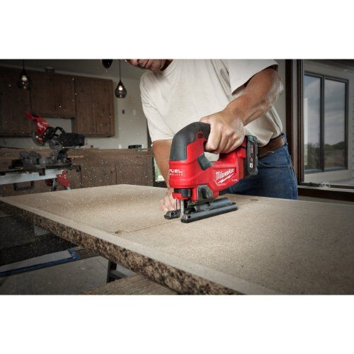  Sägen und Trennen Stichsägen Milwaukee Akku-Bügelgriffstichsäge M18 FJS-502X, 2 Akkus, HD Box 12443064