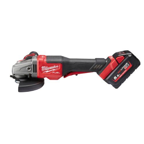  Schleifer 125 mm Milwaukee Akku-Winkelschleifer M18 FHSAG125XPDB-552X, 2 Akkus, HD Box 12443141