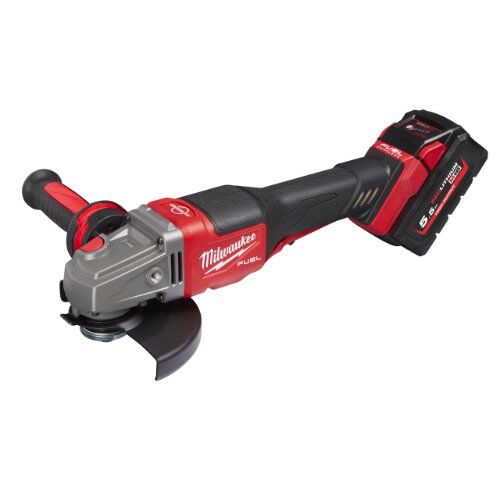  Schleifer 125 mm Milwaukee Akku-Winkelschleifer M18 FHSAG125XPDB-552X, 2 Akkus, HD Box 12443141