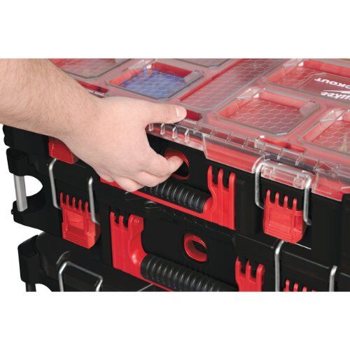  Organiser Milwaukee Organiser PACKOUT, inkl. Sortierboxen, 500 x 380 x 120 mm 12443365