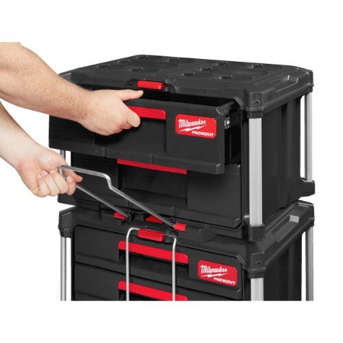  Koffer mit Schubladen Milwaukee PACKOUT Koffer mit 2 Schubladen 12443363