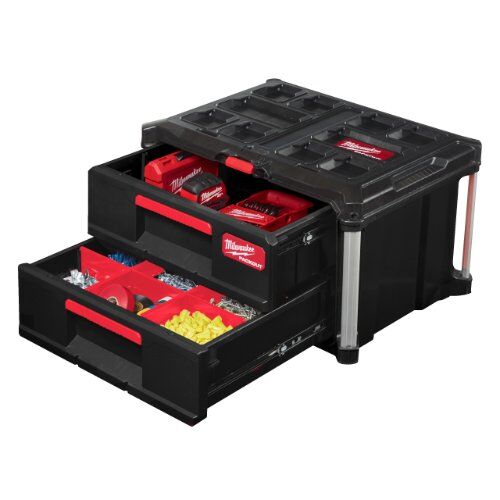  Koffer mit Schubladen Milwaukee PACKOUT Koffer mit 2 Schubladen 12443363