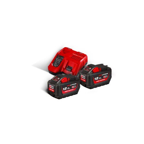  Akkus und Ladegeräte Kits Milwaukee NRG Pack 18 V M18 HNRG-122, 2 Akkus, im Karton 12443197